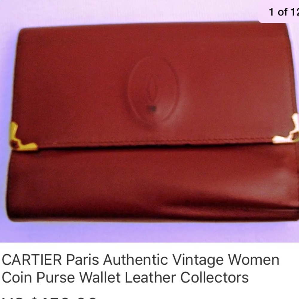 CARTIER Vintage Coin Purse Wallet Collectors